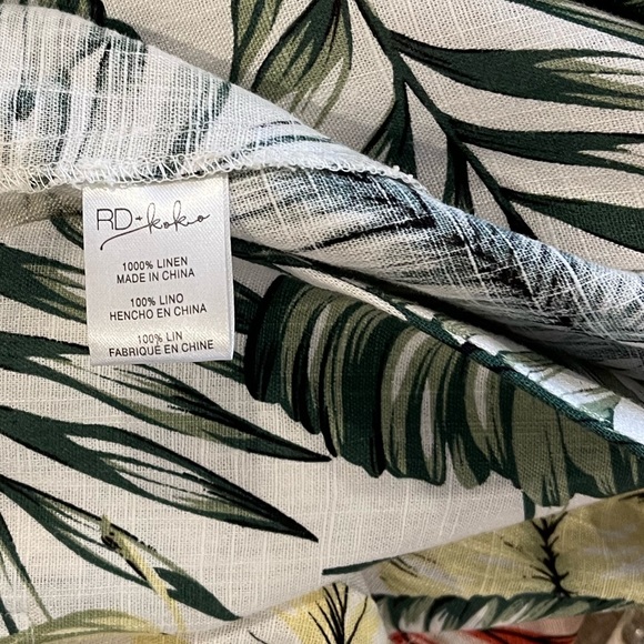 RD - koko floral linen blazer jacket nwt M - Picture 8 of 9